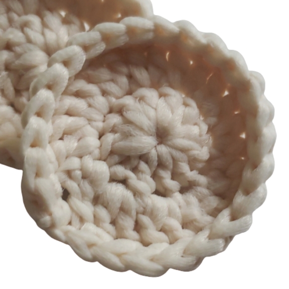 Handmade Nylon Net Tulle Pot Scrubbers Set of 4 - Picture 2 of 5